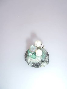 Prstene - labradorit perly prsteň strieborný - 7263191_