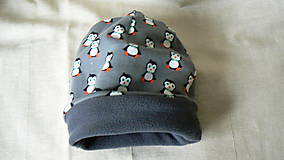 Detské čiapky - Zimná podšitá čiapka - Pingu - 7263071_
