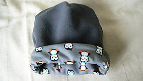 Detské čiapky - Zimná podšitá čiapka - Pingu - 7263073_