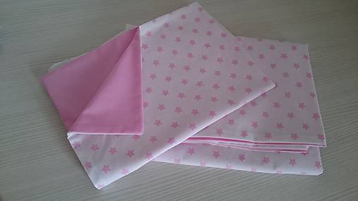 Detský textil - Posteľná bielizeň - bebe ružová  - 7267995_