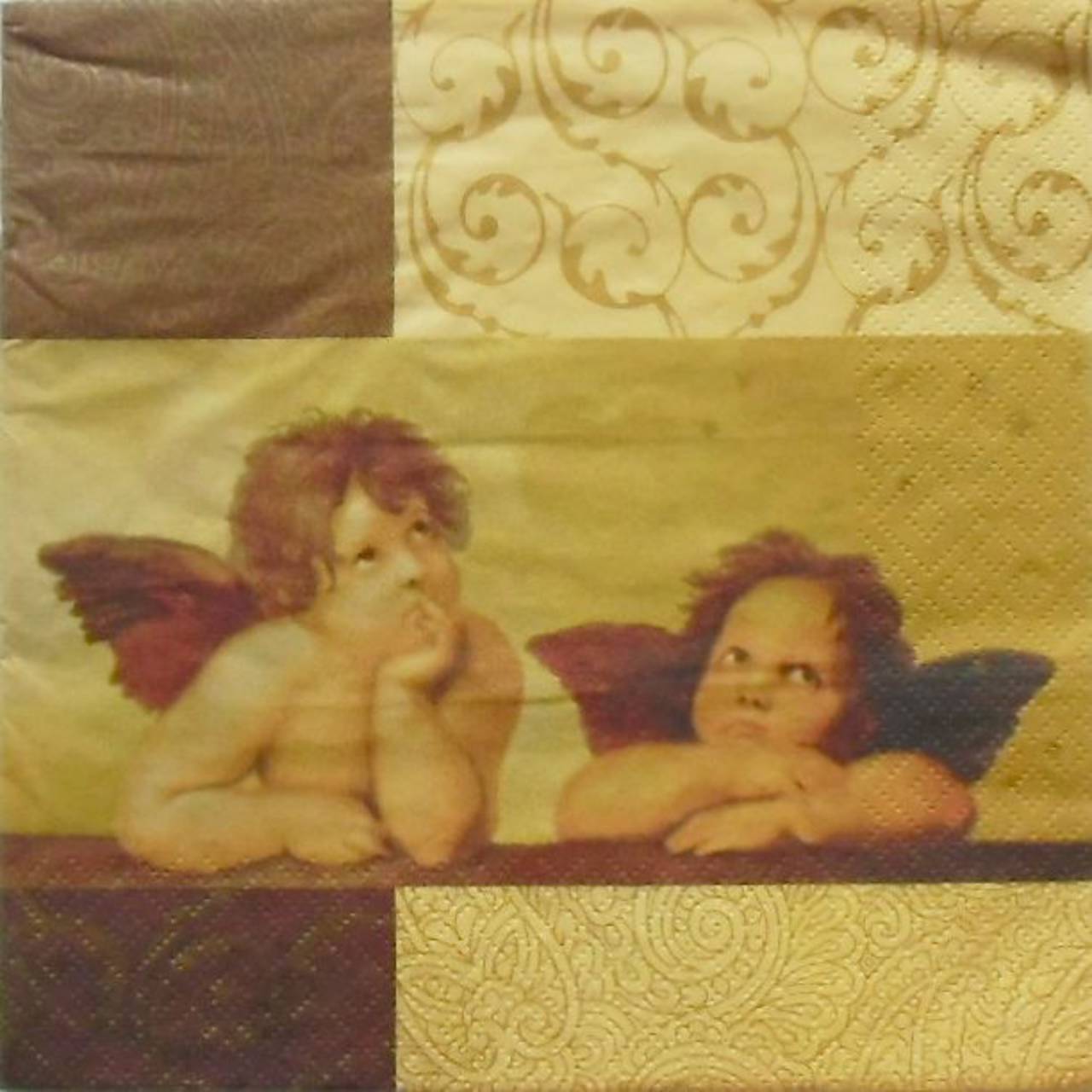 S845 - Servítky - anjel, angel, vianoce