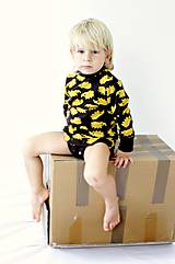 Detské oblečenie - "Rastúce" body - tričko - veľ. 75 - 92 cm (9-24 m) - MERINOVLNA - 7275395_