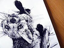 Kresby - INKtober - day2 Fox - 7277460_