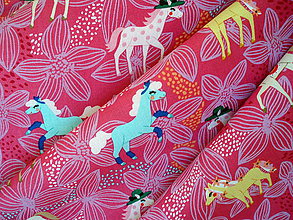 Textil - Bavlnená látka Pretty Ponies - 7288135_