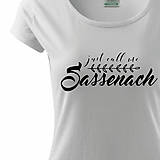 Topy, tričká, tielka - Cudzinka / Sassenach tričko - 7291043_