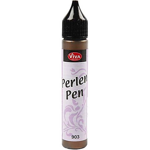 Farby-laky - Tekuté perly, Pearl pen Bronzová - 7294042_