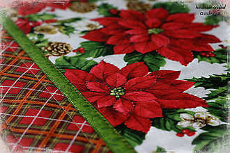 Úžitkový textil - obrus "home for the holidays" - 7296114_