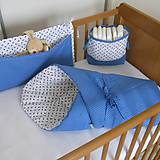 Detský textil - Vrecko*Modro-biele*45x30 - 7302995_