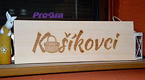 Tabuľky - Tabuľka s gravírovaním na mieru - 7308535_