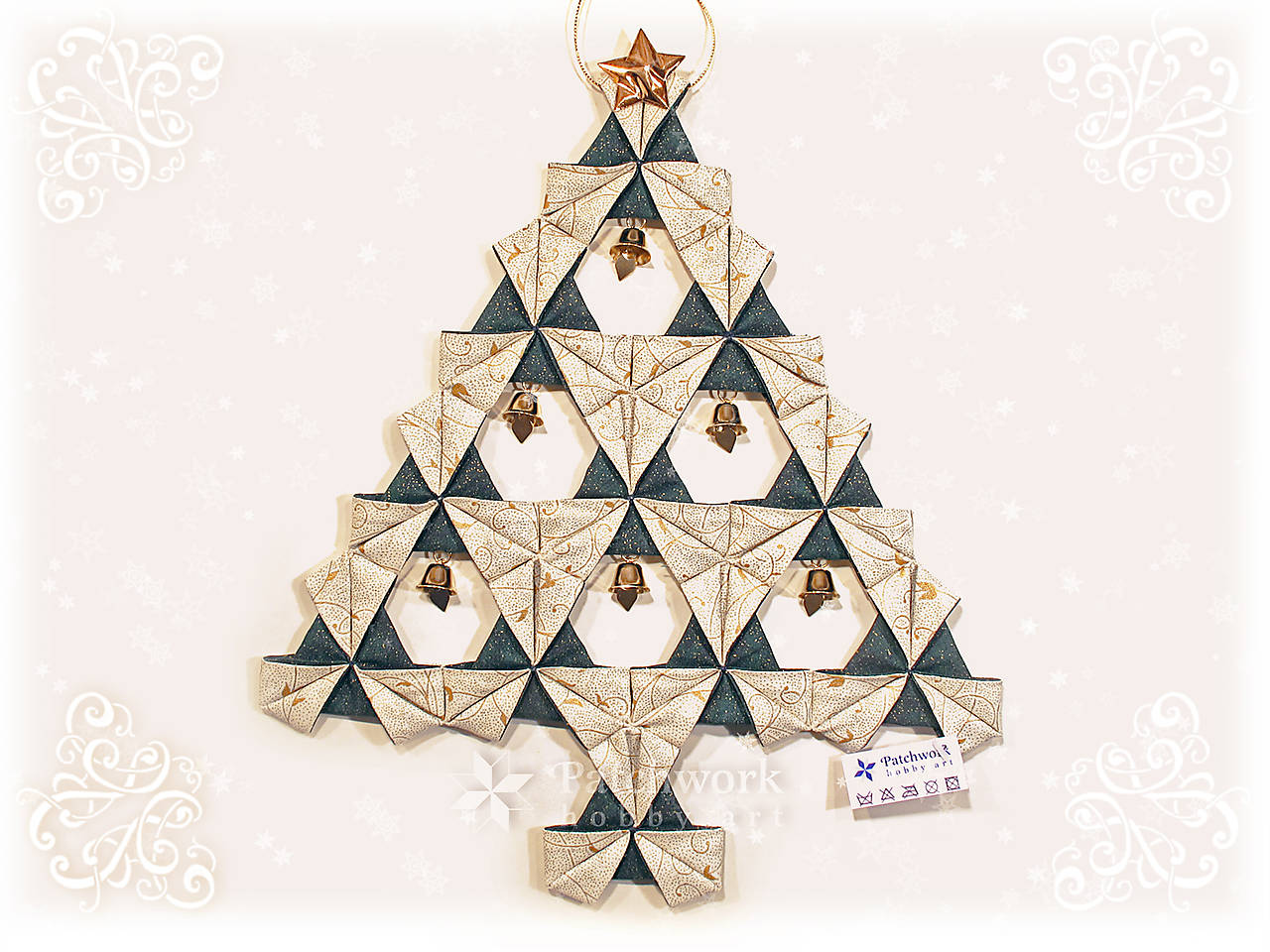 Vianočný stromček Origami 3
