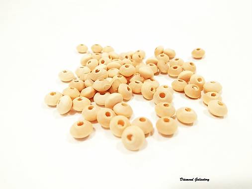 Korálky - Drevené korálky Krúžky 8x5 mm - 7315302_