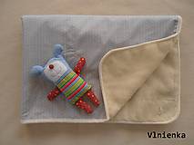 Detský textil - Deka pre deti 100% MERINO 100 x 140 cm - 7315047_