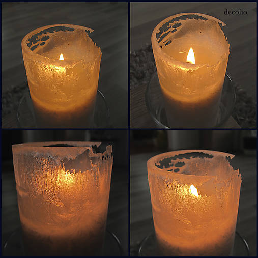 Bordová sviečka Ø55
