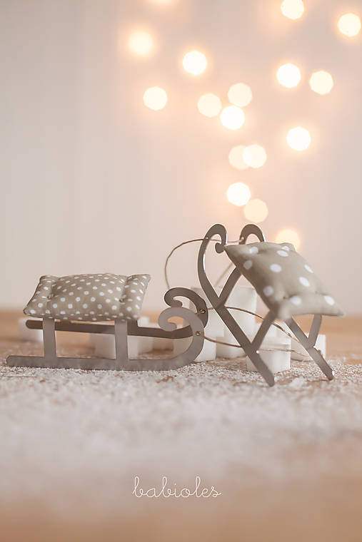 Dekorácie - Traîneau de Noël III - 7320774_