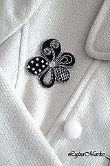 Brošne - Čierny elegán - 7318588_