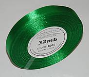 Galantéria - Stuha zelená 12 mm/32 m- balenie - 7333720_