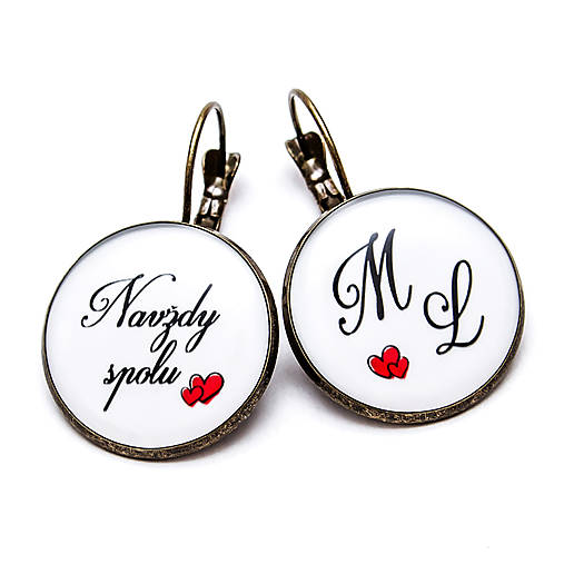 Náušnice - Navždy spolu  - 7336418_