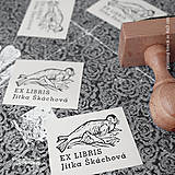 Materiál ručne robený - Tuleň: pečiatka 4x3 cm - 7333938_
