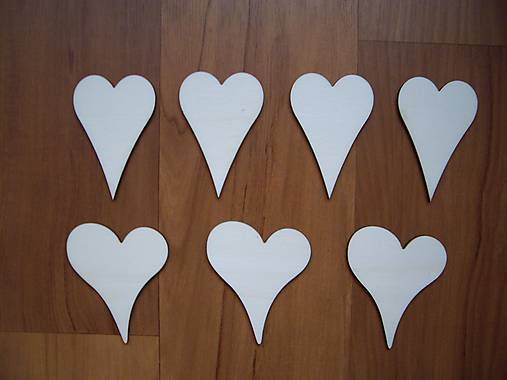 Polotovary - Srdce z dreva 6x4cm - 7349426_