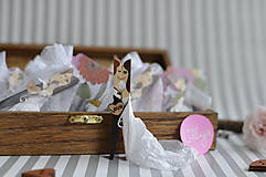 Darčeky pre svadobčanov - Svadobné magnetky, čiernobiele miniatúrky, 20ks - 7349033_