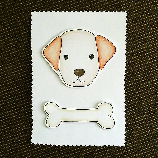 Psia pohľadnica (šteniatko)