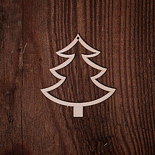 Dekorácie - Vianočný stromček z dreva 2 - 7372073_