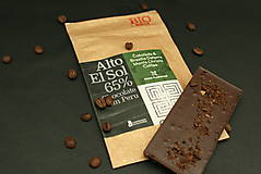 Sladkosti - BIO Horká čokoláda 65% s čerstvo praženou kávou z Brazílie - 7369501_