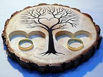 Prstene - vintage svadba/vankúšik pod svadobné prstene XV - 7372817_