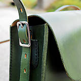 Kabelky - Zelená kabelka - "poľovnícka kapsa" - 7376270_