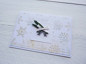 Papiernictvo - vianočná pohľadnica - 7374061_