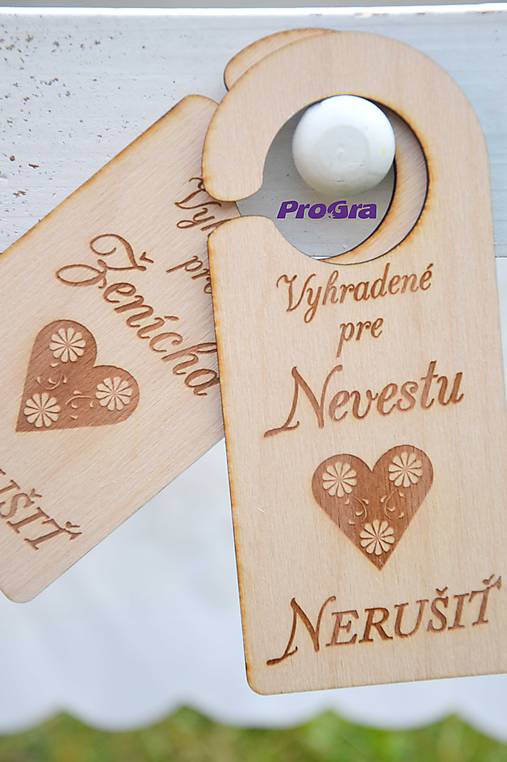 Tabuľky - Závesy na kľučku Folk - sada 2 ks - 7382995_
