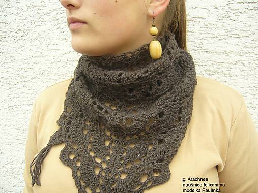 Šatky - Háčkovaná šatka PAULA  - 7401251_