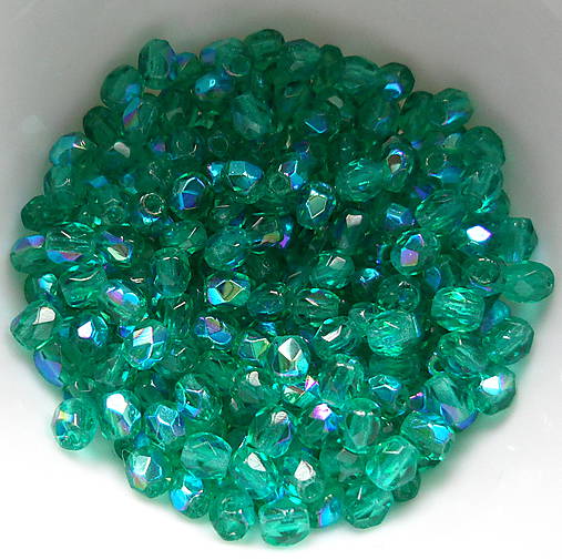 Sklenené ohňovky 3mm-1ks (tyrkys sv.AB)