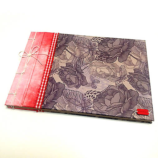 Papiernictvo - fotoalbum jano A4 - motýľ - 7418983_