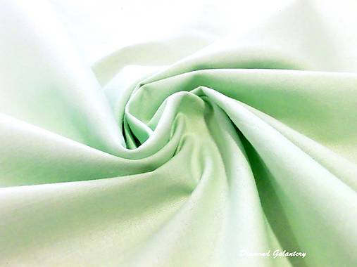 Bavlna - jemne zelená - cena za 10 cm