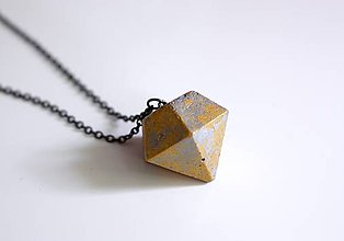 Náhrdelníky - Diamant gold/natur - 7436343_