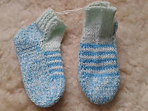 Detské topánky - Detské ponožky modrušky - 7444286_