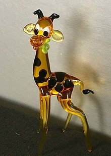 Dekorácie - Figúrka žirafy - 7443978_