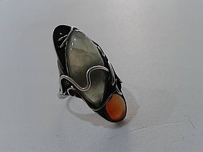 Prstene - Dámsky prsteň s minerálmi - 7443683_