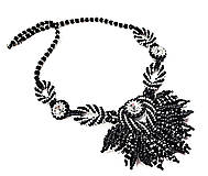 Náhrdelníky - náhrdelník "Mesačný svit" - 7450675_