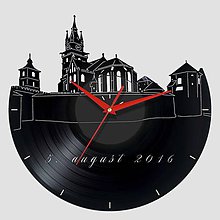 Hodiny - Kremnický zámok - vinylové hodiny - 7461738_