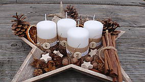 Sviečky - Adventné sviečky - 7463271_