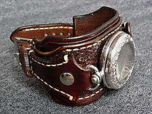Náramky - Steampunk vreckové/náramkové hodinky hnedé - 7469415_