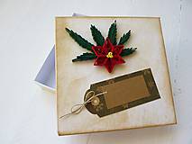 Úložné priestory & Organizácia - vianočná darčeková krabička - 7476456_