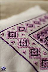 Úžitkový textil - vyšívaná obliečka na vankúš - 7480479_