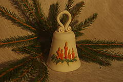 Dekorácie - zvonček s vianočným motivom - 7490156_
