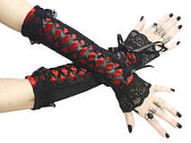 Rukavice - Elegantné spoločenské dámské rukavice 03401 - 7502928_