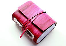 Papiernictvo - Zápisník z pravej kože PUELLA - 7510355_