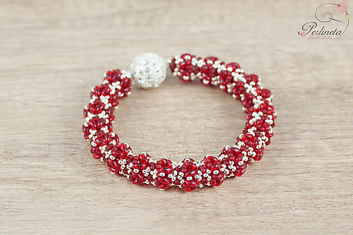 Náramky - Merlot VI *ruby diosa - 7518414_