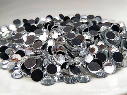 Galantéria - Hot fix 7 mm Crystal - 7524647_